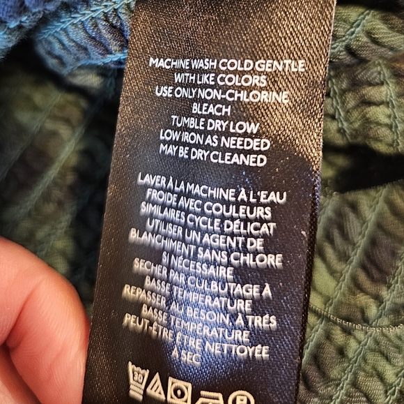 Free People Stretchy Annabeth Green Plaid Top & Skirt 2pc Set, Rainforest, MED - Picture 11 of 13